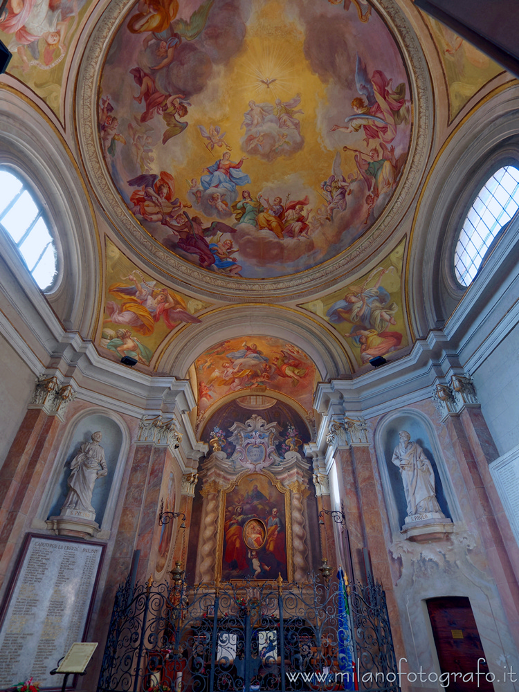 Busto Arsizio (Varese, Italy) - Interior and frescoed dome of the Civic temple of Sant'Anna - Church of the Blessed Virgin of Graces